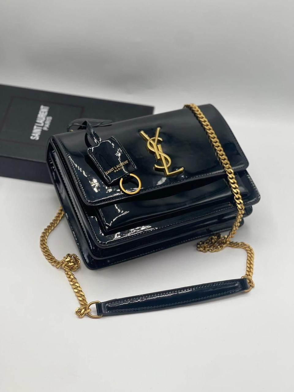 Saint Laurent Paris Sunset Medium leather shoulder bag